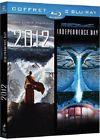 BLU-RAY ACTION COFFRET BLOCKBUSTER - 2012 + INDEPENDENCE DAY - PACK