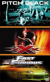 DVD SCIENCE FICTION PITCH BLACK + XXX + FAST AND FURIOUS
