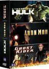 DVD ACTION L'INCROYABLE HULK + IRON MAN + GHOST RIDER - PACK