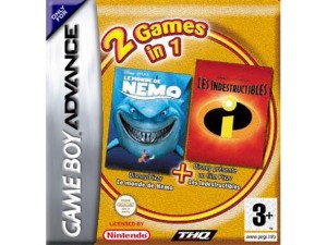 JEU GBA 2 GAMES IN 1: NEMO + LES INDESTRUCTIBLES