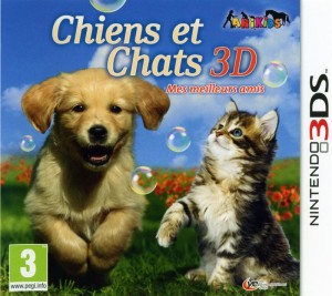 JEU 3DS CHIENS ET CHATS 3D : MES MEILLEURS AMIS