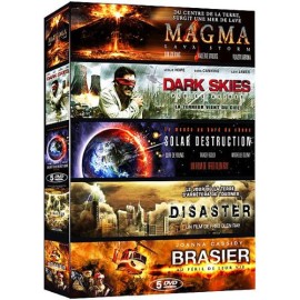 DVD ACTION CATASTROPHE - COFFRET 5 FILMS : MAGMA + DARK SKIES + SOLAR DESTRUCTION + DISASTER + BRASIER - PA