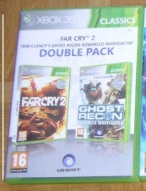 JEU XB360 DOUBLE PACK : FAR CRY 2 + GHOST RECOON ADVANCED WARFIGHTER
