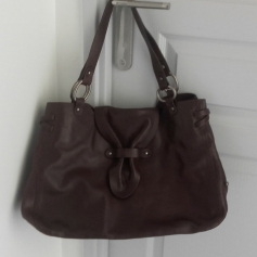 SAC LAMARTHE CUIR MARRON