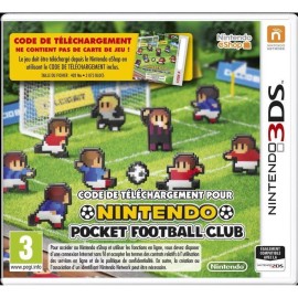 JEU 3DS CODE DE TELECHARGEMENT POUR NINTENDO POCKET FOOTBALL CLUB