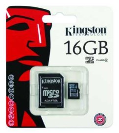CARTE 16GB KINGSTON MICRO SD