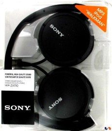 CASQUE FILAIRE TYPE JACK SONY MDR-ZX110B NOIR