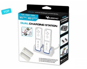 STATION + 2 BATTERIE WII BLANC SUBSONIC 200012H