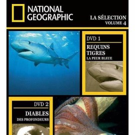 DVD DOCUMENTAIRE NATIONAL GEOGRAPHIC - LA SELECTION VOLUME 4 - LES REQUINS TIGRES + LES DIABLES DES PROFONDEURS