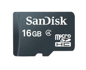 CARTE 16GB SANDISK MICRO SD