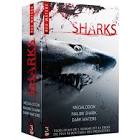 DVD HORREUR SHARKS : MEGALODON + MALIBU SHARK ATTACK + DARK WATERS - PACK