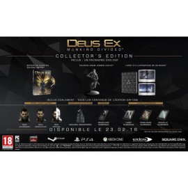 JEU PS4 DEUS EX : MANKIND DIVIDED EDITION COLLECTOR