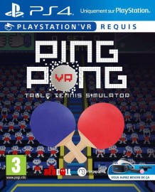 JEU PS4 PING PONG VR : TABLE TENNIS SIMULATOR