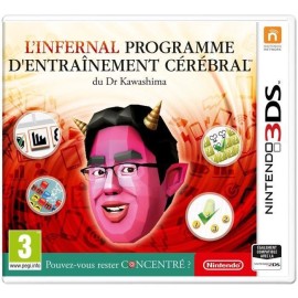 JEU 3DS L'INFERNAL PROGRAMME D'ENTRAINEMENT CEREBRAL DU DR KAWASHIMA