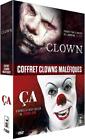 DVD HORREUR CLOWNS MALEFIQUES - COFFRET : CLOWN + CA - PACK