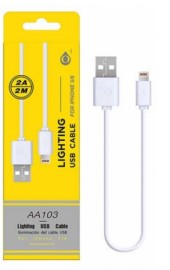 CABLE IPHONE 5/6 2M BLANC ONEPLUS 801115