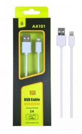 CABLE IPHONE 5/6 1M BLANC AA101 ONEPLUS 801114B