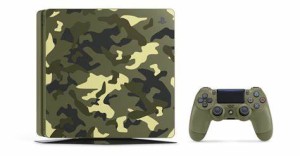 CONSOLE SONY PS4 SLIM CALL OF DUTY WWII 1TO AVEC MANETTE