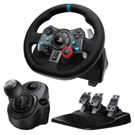 VOLANT AVEC PEDALIER + LEVIER LOGITECH G29 DRIVING FORCE PS4/PS3/PC