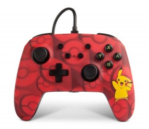 SWITCH MANETTE FIL PIKACHU ROUGE POWER A 299113D