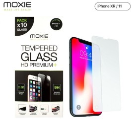 PACK 10 VERRES IPHONE XR/IP11 MOXIE PACK10GLASSIPXR