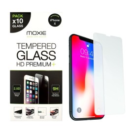 PACK 10 VERRES IPHONE X/11PRO MOXIE PACK10GLASSIPX
