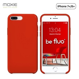 COQUE IPHONE 7/8+ ROUGE MOXIE BEFLUOIP7+RED