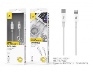 CABLE TYPE C VERS LIGHTNING IP12 ONE + 803216
