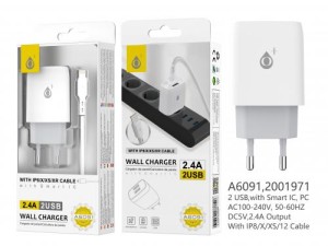 CHARGEUR IPHONE ONE + 803250