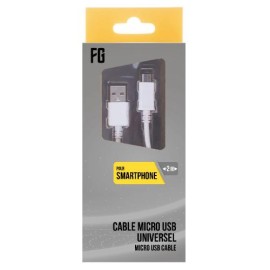CABLE MICRO USB UNIVER 2M BLANC FREAKS AND GEEKS 803178