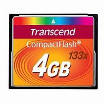CARTE COMPACT FLASH 4 GB TRANSCEND 