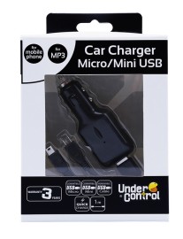 CHARGEUR + CABLE MICRO USB 1A 1M