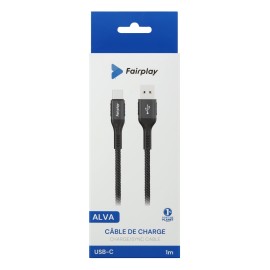 CABLE TRESSE MICRO-USB 1M FAIRPLAY FP-ALMUN