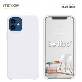 COQUE IPHONE 12 MINI BLANC BE FLUO BEFLUOIP12MIWHITE