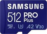 CARTE MEMOIRE MICRO SD SAMSUNG 512 GO PRO