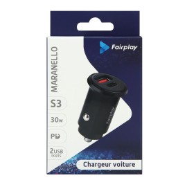 CHARGEUR VOITURE FAIRPLAY MARANELLO S3 30W