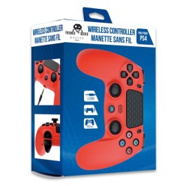 MANETTE PS4 SS FIL BASICS ROUGE FREAKS AND GEEKS 140107C