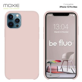 COQUE IP 12 PRO MAX - ROSE SABLE MOXIE BEFLUOIP12PRMPINKS