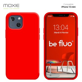 COQUE IPHONE 13 MINI - ROUGE MOXIE BEFLUOIP13MIRED