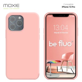 COQUE IPHONE 13 PRO - ROSE CLAIR MOXIE BEFLUOIP13PRLIGHTP