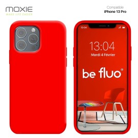 COQUE IPHONE 13 PRO - ROUGE MOXIE BEFLUOIP13PRRED