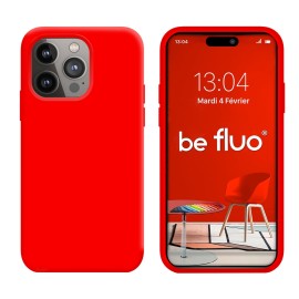 COQUE IPHONE 14 PRO MAX ROUGE MOXIE BEFLUOIP14PMRED