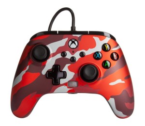 MANETTE XBOX ONE FIL POWER A CAMO ROUGE