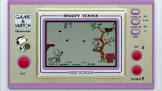 CONSOLE GAME AND WATCH SNOOPY TENNIS