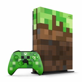 CONSOLE MICROSOFT XBOX ONE S EDITION MINECRAFT 1TO AVEC MANETTE