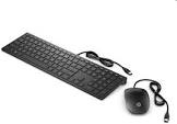 CLAVIER ET SOURIS FILAIRE HP WIRED KEYBOARD AND MOUSE 160