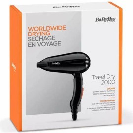 SECHE CHEVEUX 2000W BABYLISS 5344E TRAVEL DRY 2000