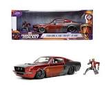 FIG MARVEL STAR LORD 1967 FORD MUSTANG - 1:24