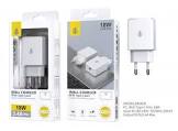CHARGEUR + CABLE IPHONE 2.4A ONEPLUS 803254B