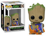 FIG MARVEL POP N° 1196 - GROOT WITH CHEESE PUFFS